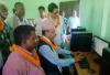 Mayor introducing computer education